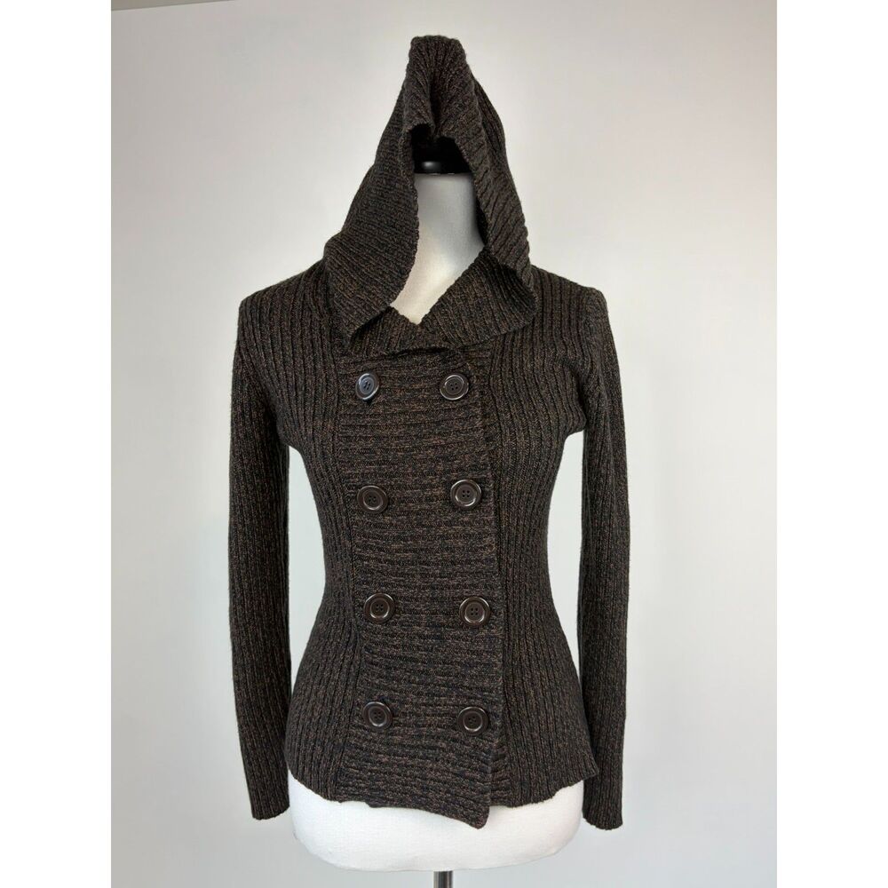 Effeci Hooded Knit Cardigan Sweater PS Bella Swan 2010s Style Indie Preppy Y2K